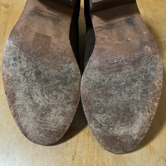 Madewell Janice Side Zip Booties Boots Size 10 Leather Brown F5076 2in Heel - Picture 11 of 14